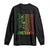 Juneteenth Long Sleeve Shirt Dream Like Leaders TS01 Black Print Your Wear