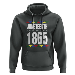 Free Ish Since 1865 Hoodie TS01 Dark Heather Printyourwear