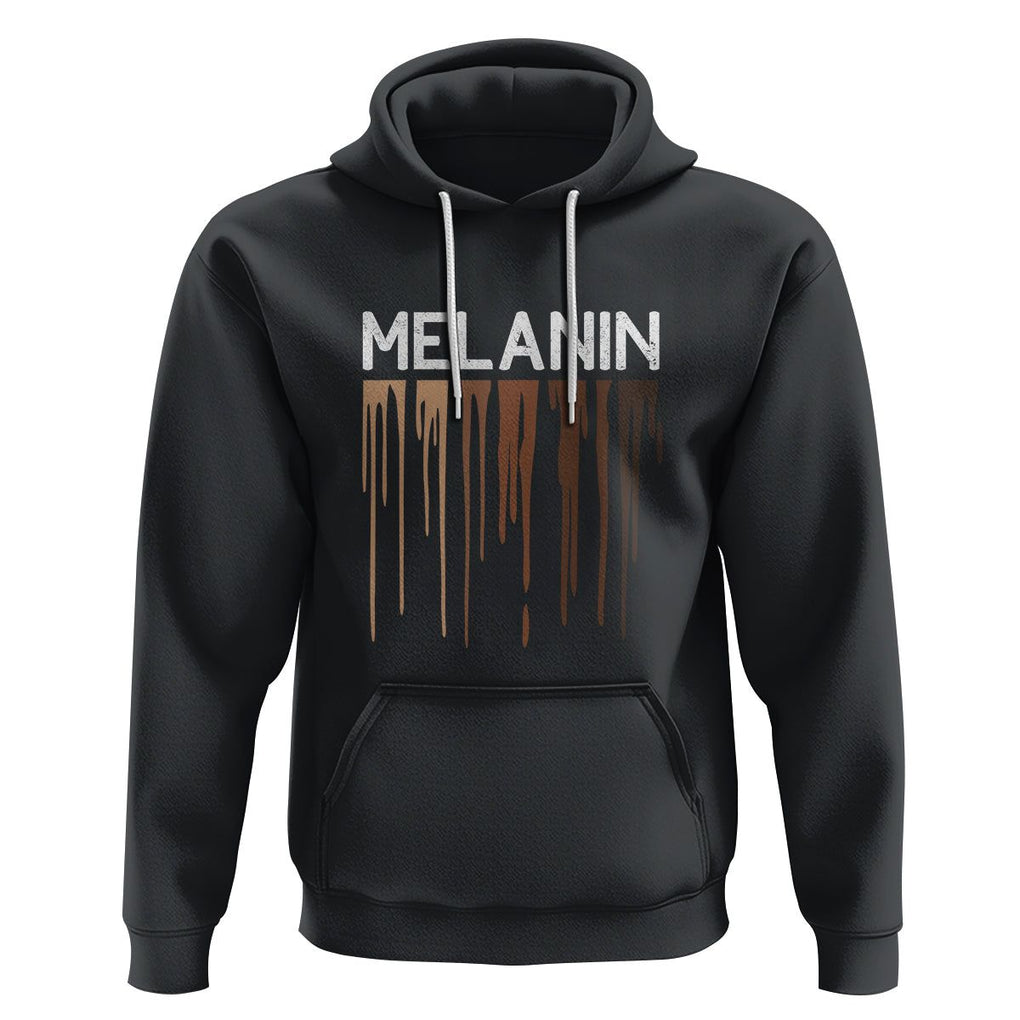 Melanin Hoodie For Women BHM BLM TS01 Black Printyourwear