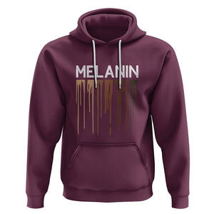 Melanin Hoodie For Women BHM BLM TS01 Maroon Printyourwear