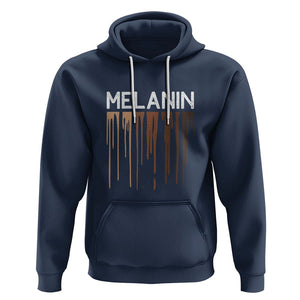 Melanin Hoodie For Women BHM BLM TS01 Navy Printyourwear