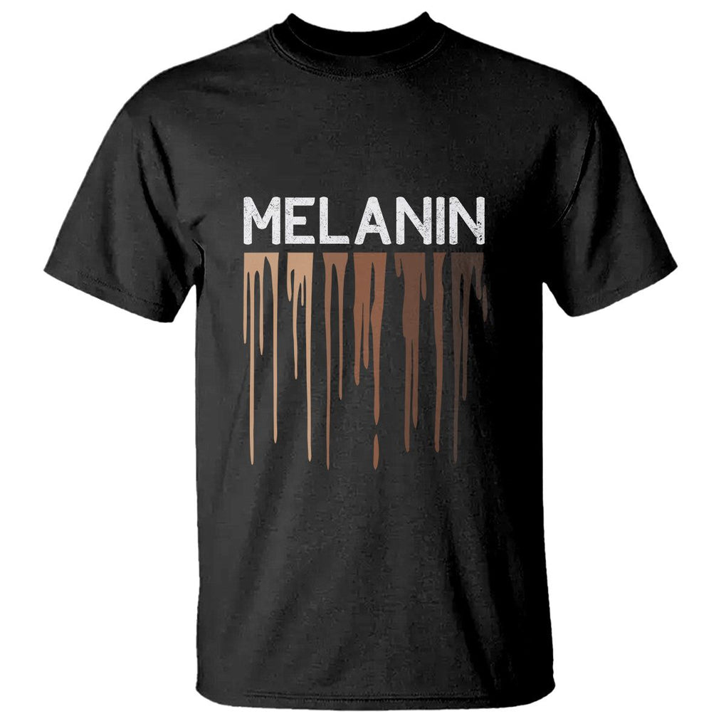 Melanin T Shirt For Women BHM BLM TS01 Black Printyourwear