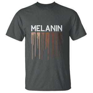 Melanin T Shirt For Women BHM BLM TS01 Dark Heather Printyourwear