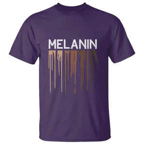 Melanin T Shirt For Women BHM BLM TS01 Purple Printyourwear