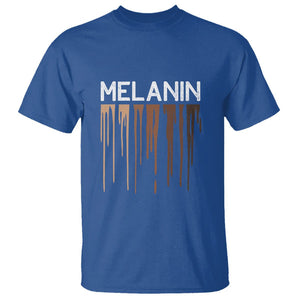 Melanin T Shirt For Women BHM BLM TS01 Royal Blue Printyourwear