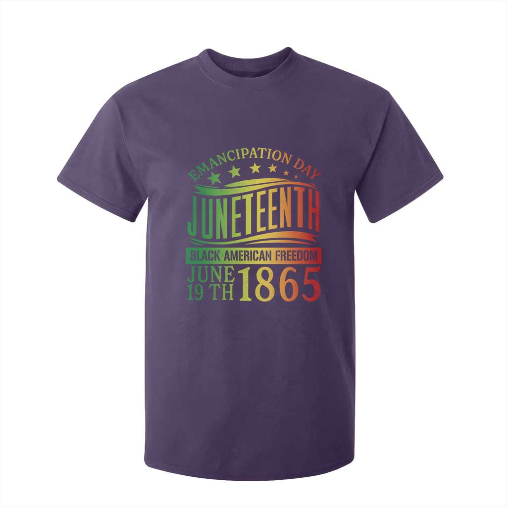 Emancipation Day Juneteenth T Shirt For Kid Celebrating Black Americna Freedom Since 1865 TS01 Purple Print Your Wear