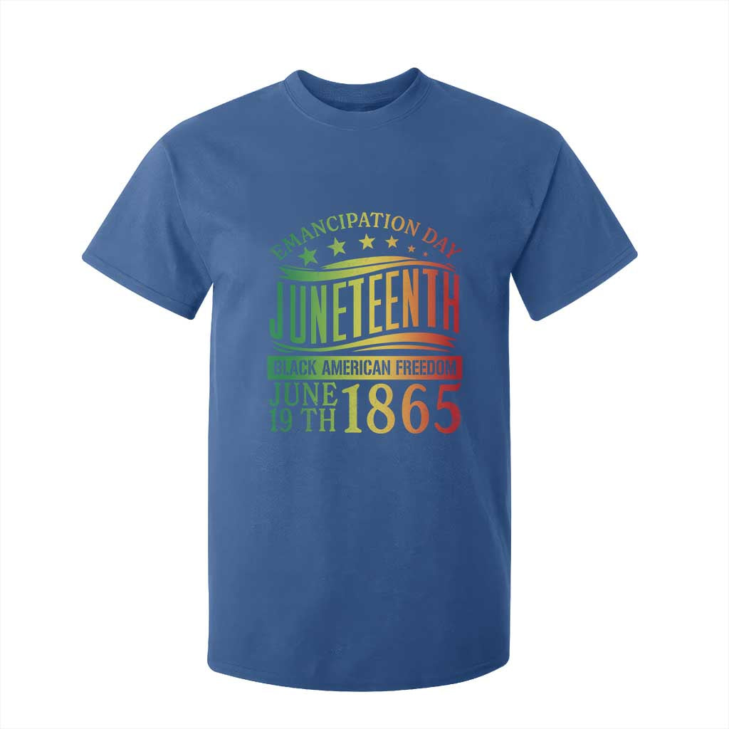 Emancipation Day Juneteenth T Shirt For Kid Celebrating Black Americna Freedom Since 1865 TS01 Royal Blue Print Your Wear