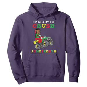 Kids I'm Ready To Crush Juneteenth Funny Gamer Hoodie For Boys Toddler TS01 Purple Printyourwear