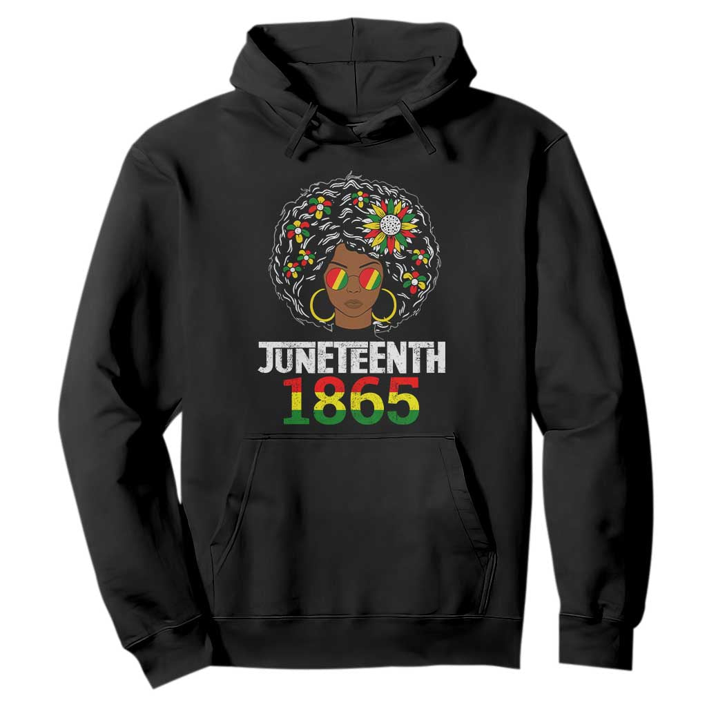 Black Queen 1865 Juneteenth Hoodie TS01 Black Printyourwear