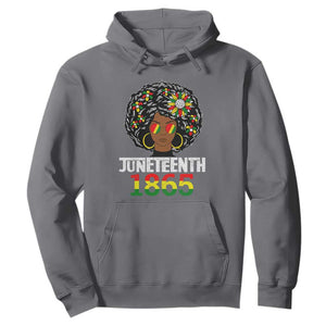 Black Queen 1865 Juneteenth Hoodie TS01 Charcoal Printyourwear