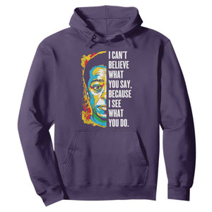 James Baldwin Graffiti Art Juneteenth Black History Month Hoodie TS01 Purple Printyourwear