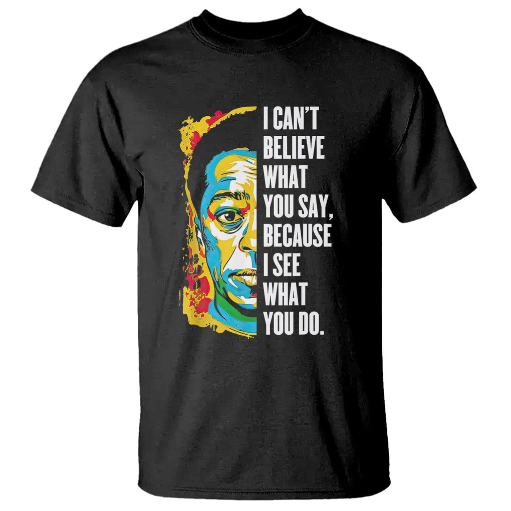 James Baldwin Graffiti Art Juneteenth Black History Month T Shirt TS01 Black Printyourwear