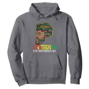 Juneteenth Celebrating Black Freedom African American 1865 Hoodie TS01 Charcoal Printyourwear