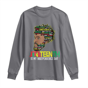 Juneteenth 1865 King Long Sleeve Shirt June 19th Black Freedom African American History TS01 Charcoal Print Your Wear