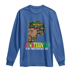 Juneteenth 1865 King Long Sleeve Shirt June 19th Black Freedom African American History TS01 Royal Blue Print Your Wear