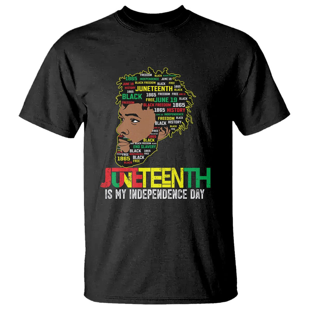 Juneteenth Celebrating Black Freedom African American 1865 T Shirt TS01 Black Printyourwear