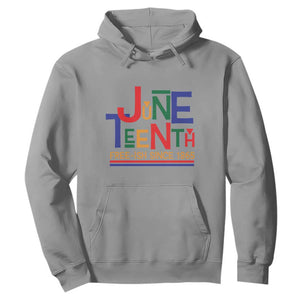 Free Ish Hoodie Juneteenth Celebration Since 1865 Retro TS01 Sport Gray Printyourwear