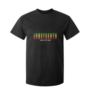 Juneteenth Is My Independence Day T Shirt For Kid TS01 Black Print Your Wear