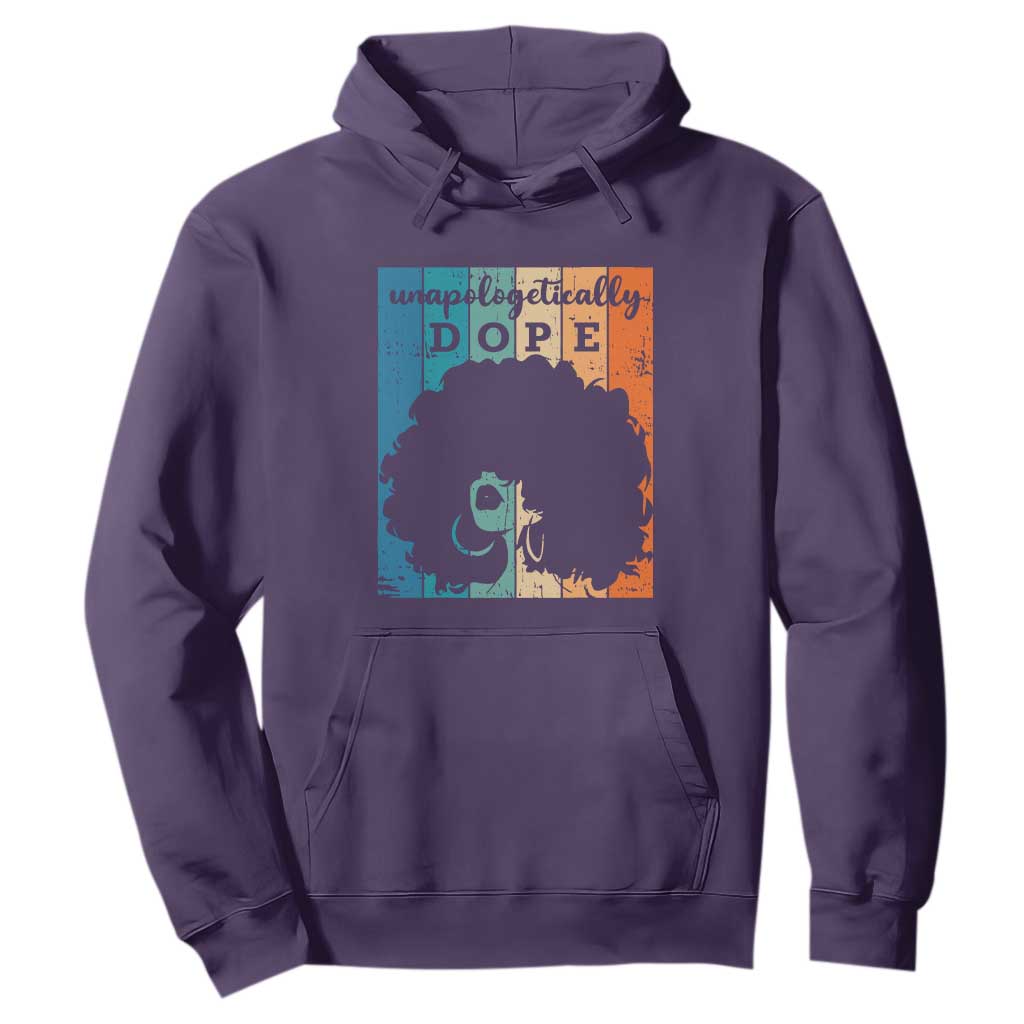 Unapologetically Dope Black History Month African American Hoodie TS01 Purple Printyourwear