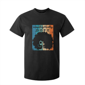 Unapologetically Dope Black T Shirt For Kid African American Pride TS01 Black Print Your Wear