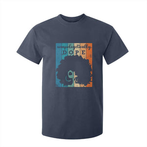 Unapologetically Dope Black T Shirt For Kid African American Pride TS01 Navy Print Your Wear