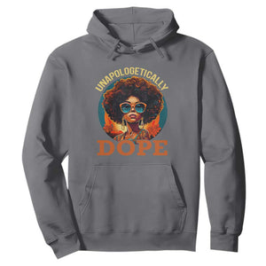 Black Women Unapologetically Dope Juneteenth Black History Hoodie TS01 Charcoal Printyourwear