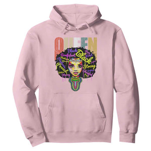 Black Queen Hoodie Proud Melanin Strong Educated Retro Vintage TS01 Light Pink Printyourwear