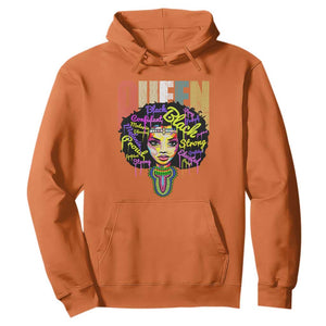 Black Queen Hoodie Proud Melanin Strong Educated Retro Vintage TS01 Orange Printyourwear