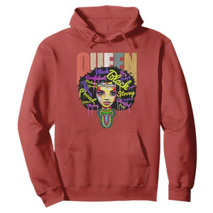 Black Queen Hoodie Proud Melanin Strong Educated Retro Vintage TS01 Red Printyourwear