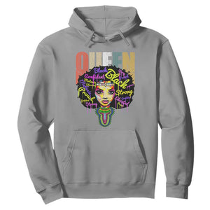 Black Queen Hoodie Proud Melanin Strong Educated Retro Vintage TS01 Sport Gray Printyourwear