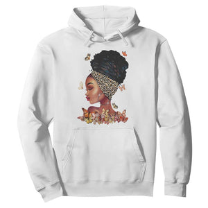 Black Girl Magic Afro Melanin Queen African American Women Hoodie TS01 White Printyourwear