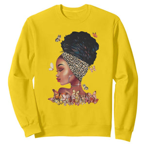 Black Girl Magic Afro Melanin Queen African American Women Sweatshirt TS01 Daisy Printyourwear