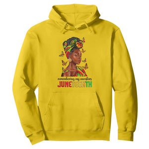 Remembering My Ancestors Juneteenth Celebrate Black Women Hoodie TS01 Daisy Printyourwear