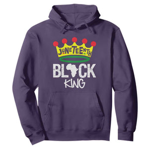 African King Hoodie Black King Black Power Black History Month 1865 Juneteenth TS01 Purple Printyourwear