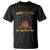 Happy Juneteenth Independence T Shirt Teen Youth Afro Locs Black Boy TS01 Black Printyourwear