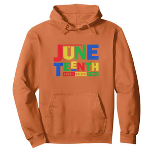 Juneteenth Free Ish Since 1865 Hoodie TS01 Orange Printyourwear