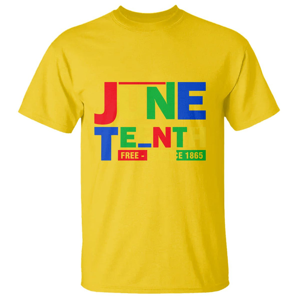 Juneteenth Free Ish Since 1865 T Shirt TS01 Daisy Printyourwear