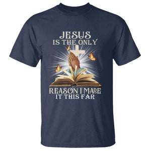 Jesus Is the Only Way T Shirt Christian Faith TS01 Navy Print Your Wear