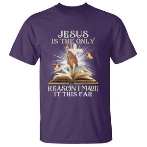 Jesus Is the Only Way T Shirt Christian Faith TS01 Purple Print Your Wear