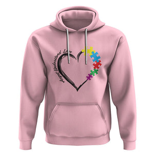 Heart Autism Awareness Hoodie Accept Understand Love Puzzle Piece TS01 Light Pink Printyourwear