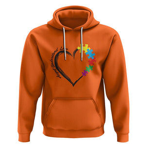 Heart Autism Awareness Hoodie Accept Understand Love Puzzle Piece TS01 Orange Printyourwear