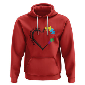 Heart Autism Awareness Hoodie Accept Understand Love Puzzle Piece TS01 Red Printyourwear