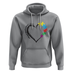 Heart Autism Awareness Hoodie Accept Understand Love Puzzle Piece TS01 Sport Gray Printyourwear