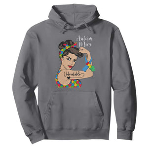 Autism Mom Hoodie Unbreakable Woman TS01 Charcoal Printyourwear