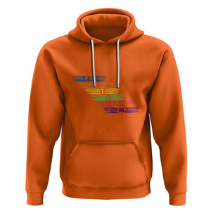 Embrace Autism Hoodie Love Support Spectrum Typography TS01 Orange Printyourwear