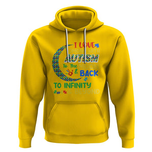 Embrace Autism Hoodie I Love Some With Autism To The Moon And Back To Infinity And Beyond Puzzle TS01 Daisy Printyourwear