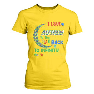 Embrace Autism T Shirt For Women I Love Some With Autism To The Moon And Back To Infinity And Beyond Puzzle TS01 Daisy Printyourwear