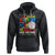 Embrace Autism Hoodie I Love Some With Autism To The Moon And Back To Infinity And Beyond TS01 Black Printyourwear