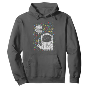 Astronaut Autism Hoodie TS01 Dark Heather Printyourwear