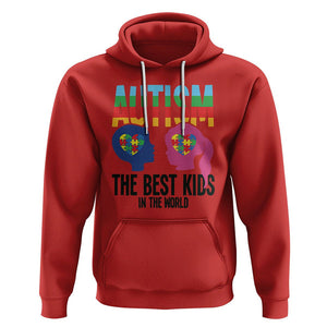 Proud Autism Hoodie The Best Kids In The World TS01 Red Printyourwear